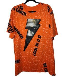 Gatorade X Air Jordan Shirt Men's Large Orange Jumpman Short Sleeve Crew Neck